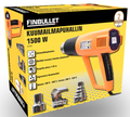 Finbullet Kuumailmapistooli 1500 W LCD s&auml;&auml;dett&auml;v&auml;