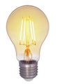 Airam Amber led-lamppu vakiokupu E27 2200K 360lm lasikupu himmennett&auml;v&auml;