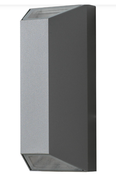 Airam ulkovalaisin Sala Double IP44 2XGU10 harmaa