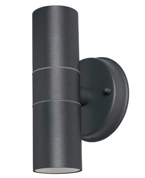 Airam ulkovalaisin Alppila Double IP44 2XGU10 antrasiitti