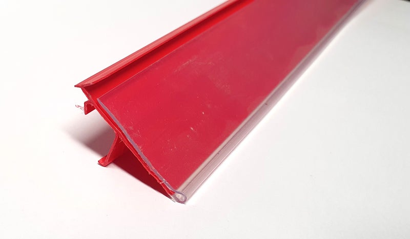 K&auml;ytetty hintalista 88cm punainen 20kpl
