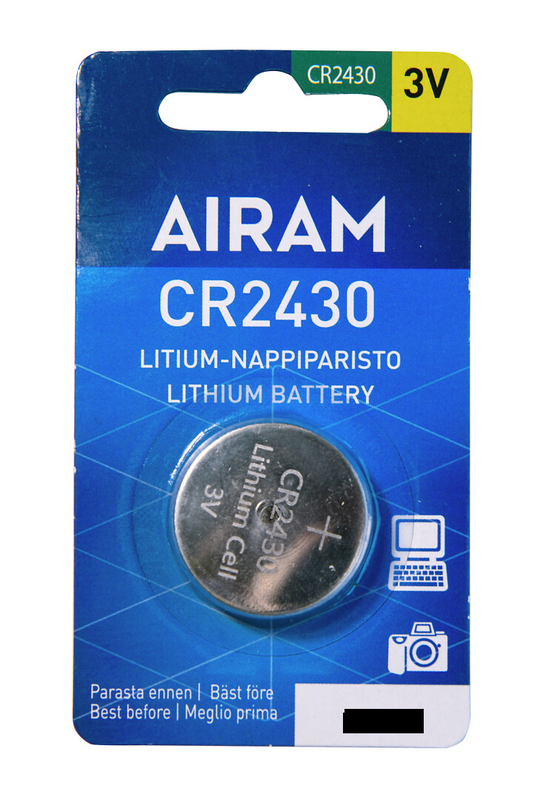Airam nappiparisto CR2430 litium