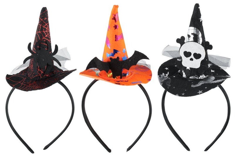 Halloween hiuspanta mini-noitahattu eri malleja