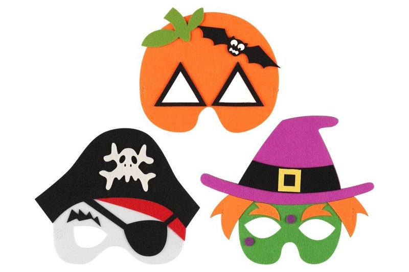 Halloween naamio huopa eri malleja