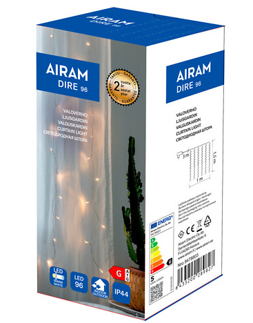 Airam DIRE VALOVERHO 96 LED LEV. 100CM