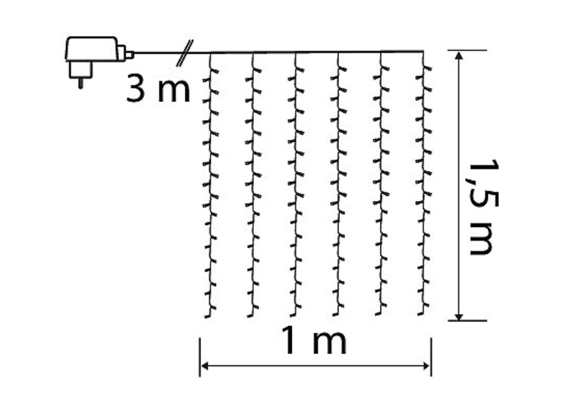 Airam DIRE VALOVERHO 96 LED LEV. 100CM