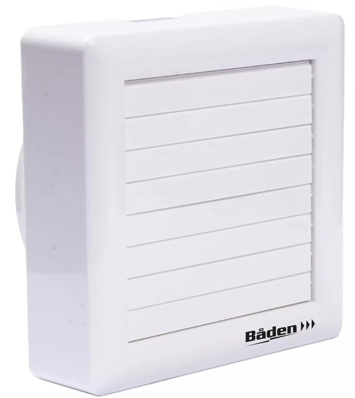 B&aring;den Poistoilmapuhallin &oslash;120mm 20W IPX4 ajastimella