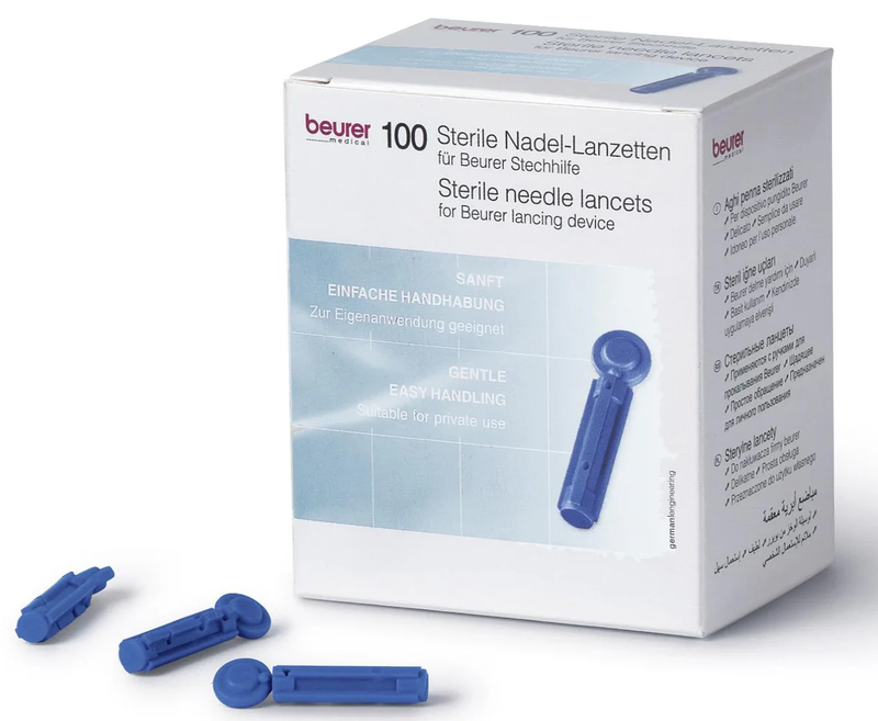Beurer - Lansetit (28G) verensokerin mittaukseen