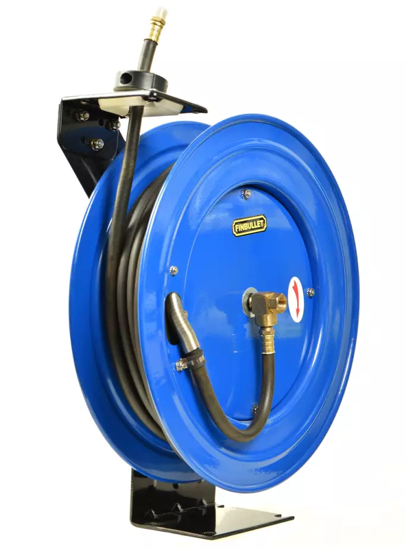 Finbullet Paineilmaletkukela 15m 3/8" Kumiletkulla