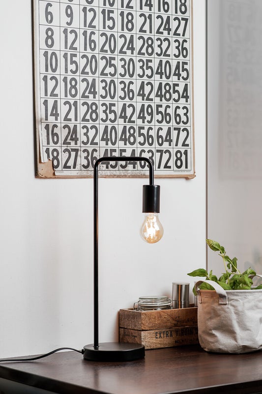 Airam Nita p&ouml;yt&auml;valaisin E27 musta